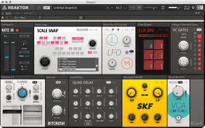 模块合成器插件含原厂拓展-Native Instruments Reaktor 6 v6.3.2 WiN-MAC