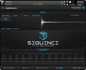 808低音鼓机 Big Fish Audio Sequence Hip Hop Beat Creator Kontakt