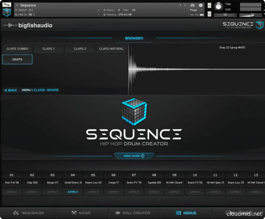 Big Fish Audio Sequence Hip Hop Beat Creator Big Fish Audio Sequence Hip Hop Beat Creator