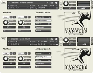大洋洲合唱团 – Performance Samples Oceania Kontakt