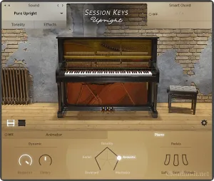 现代立式钢琴-e-instruments Session Keys Upright Kontakt