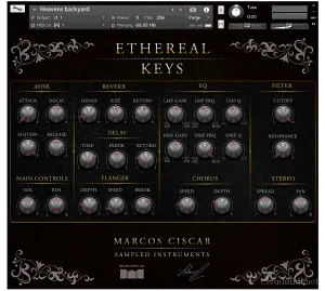 教堂环境风琴-Marcos Ciscar Ethereal Keys Kontakt