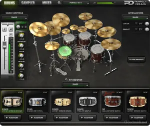 完美鼓音源插件-Naughty Seal Audio Perfect Drums 1.6.0 WiN-MAC