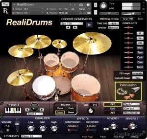 真实鼓音源-Realitone RealiDrums 2.0 Kontakt