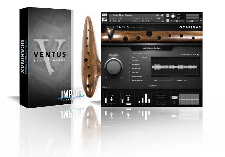 Impact Soundworks Ventus Ethnic Winds Ocarinas Impact Soundworks Ventus Ethnic Winds Ocarinas