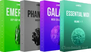 Hip Hop,EDM采样MIDI包 Cymatics The Ultimate MIDI Collection