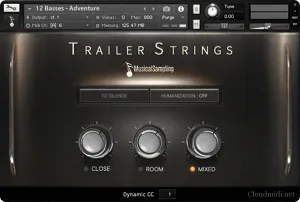 电影配乐预告片弦乐音源 Musical Sampling Trailer Strings Kontakt