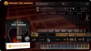 爵士电吉他音源 Orange Tree Samples Evolution Jazz Archtop v1.3.0 Kontakt