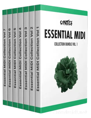 350个编曲MIDI模版合集 Cymatics Essential MIDI Collection Bundle