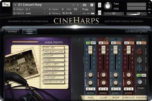 电影配乐竖琴音源 Cinesamples CineHarps Kontakt
