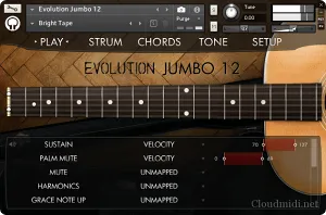 12弦原声吉他音源-Orange Tree Samples Evolution Jumbo 12 v1.3.0 Kontakt