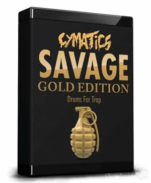 Trap采样包-Cymatics Savage Drums For Trap Gold Edition WAV, MiDi