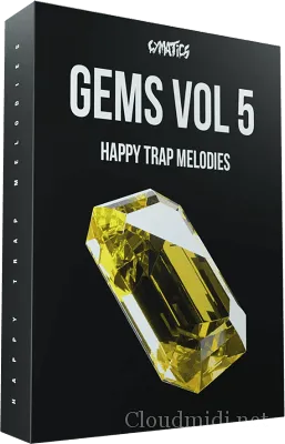 Trap旋律采样 Cymatics Gems Vol 5 Happy Trap Melodies (MIDI, WAV)