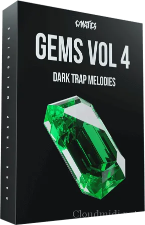 Trap旋律采样 Cymatics Gems Vol 4 Dark Trap Melodies (MIDI, WAV)