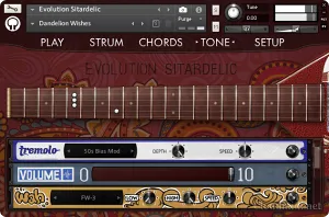 电子西塔琴音源 Orange Tree Samples Evolution Sitardelic Kontakt