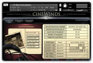 Cinesamples CineWinds CORE 1.4 Kontakt 电影木管乐器核心版