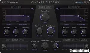 电影房间混响插件-LiquidSonics Cinematic Rooms Professional v1.0.3 WiN