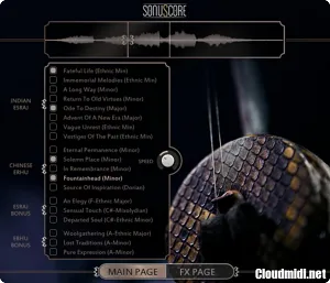艾斯拉吉和二胡短乐句-Sonuscore Esraj & Erhu Ethnic String Phrases Kontakt