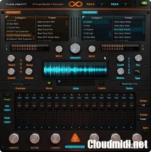 嘻哈电音综合插件含拓展-StudiolinkedVST Modernize v1.0.2 WiN-MAC