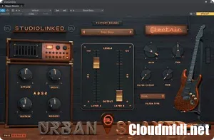 电吉他音源插件-Studiolinked Urban Slayer Electric WiN-MAC