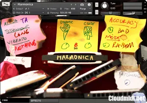 蓝调口琴音源-8DIO Misfit Harmonica Instrument Kontakt