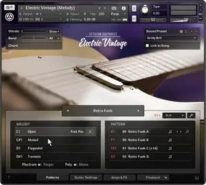 复古电吉他音源-Session Guitarist Electric Vintage v1.1.0 Kontakt