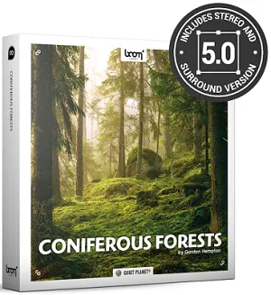 森林环境氛围音效库-Boom Library Coniferous Forests STEREO & SURROUND