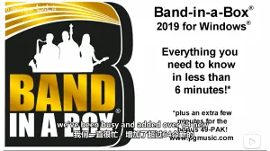 Band In A Box 2019-2020 完整官方视频教程（中文字幕版）