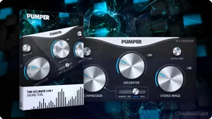 压缩饱和立体声拓展三合一插件-W.A.Production Pumper 1.0.1 WiN-MAC