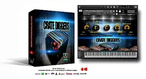 模拟鼓机采样音源-Vip Soundlab Crate Diggers Kontakt/Maschine