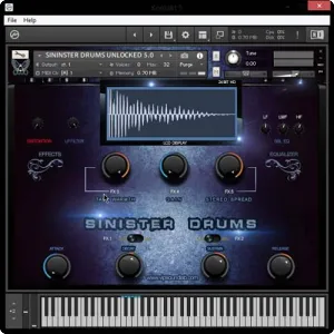 嘻哈鼓音源-Vip Soundlab Sinister Drums HD Kontakt
