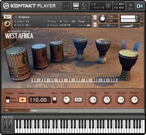 西非打击乐器音源-Native Instruments West Africa v1.4.1 Kontakt