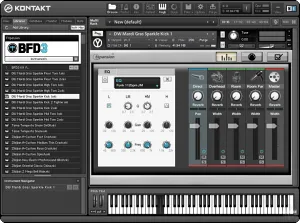 暴风鼓音源康泰克转换版本-FXpansion BFD3 Core Library Kontakt