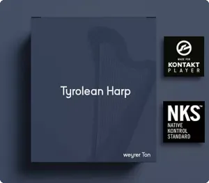 蒂罗尔木制竖琴音源-weyrerTon Tyrolean Harp v1.1 Kontakt