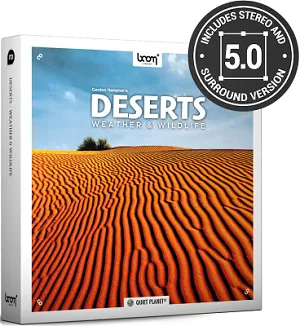 沙漠天气和野生动物音效库-Boom Library Deserts: Weather & Wildlife STEREO & SURROUND