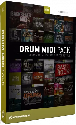 虚拟鼓手节奏拓展模版-Toontrack Drums MIDI Pack v2021.8