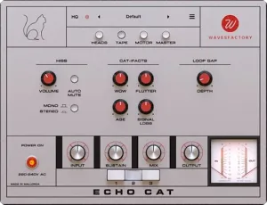 磁带模拟回声效果器-Wavesfactory Echo Cat 1.0.1 WiN-MAC