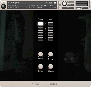 免费音源-令人毛骨悚然的男/女窃窃私语-Wavesfactory Whispers Kontakt