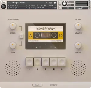 免费的老式磁带鼓音源-Wavesfactory Old Tape Drums Kontakt