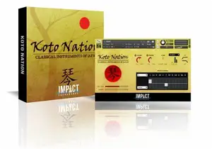 日本十三弦古筝民族乐器音源-Impact Soundworks Koto Nation 2.0 Kontakt