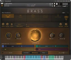 摩登电影铜管乐器音源-Audiobro Modern Scoring Brass Kontakt