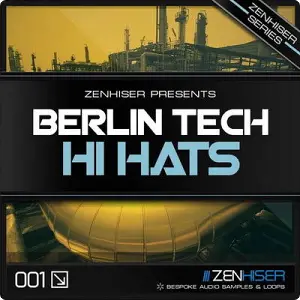 科技舞曲踩镲采样包-Zenhiser Berlin Tech Hi Hats 01 (WAV)