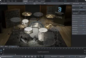 超级鼓3原厂基础版音色库-Toontrack Superior Drummer 3 SDX Core Basic Sound Library