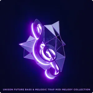 120个MIDI旋律包-Unison Future Bass & Melodic Trap MIDI Melody Collection