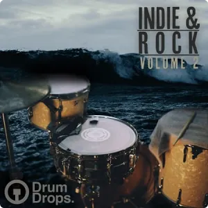 独立摇滚鼓组循环采样包-Drumdrops Indie And Rock Volume 2 WAV