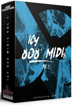 30 个 Drill 808 MIDI 文件-Jay Cactus Icy 808 MIDIs Vol.1 FSC MiDi