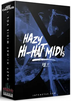 30 个 Drill Hi-Hat MIDI 文件-Jay Cactus Hazy Hi-Hat MIDIs Vol.1 Midi