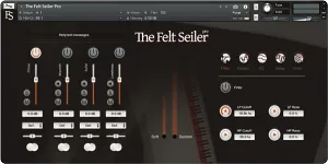 赛乐尔钢琴音色库-Strezov Sampling The Felt Seiler Pro v1.1 Kontakt