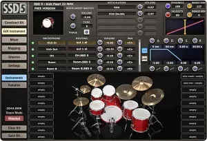 板岩鼓音源插件免费版-Steven Slate Drums SSD5.5 Free WiN-MAC