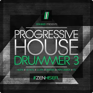 Progressive House鼓采样-Zenhiser Progressive House Drummer 3 WAV